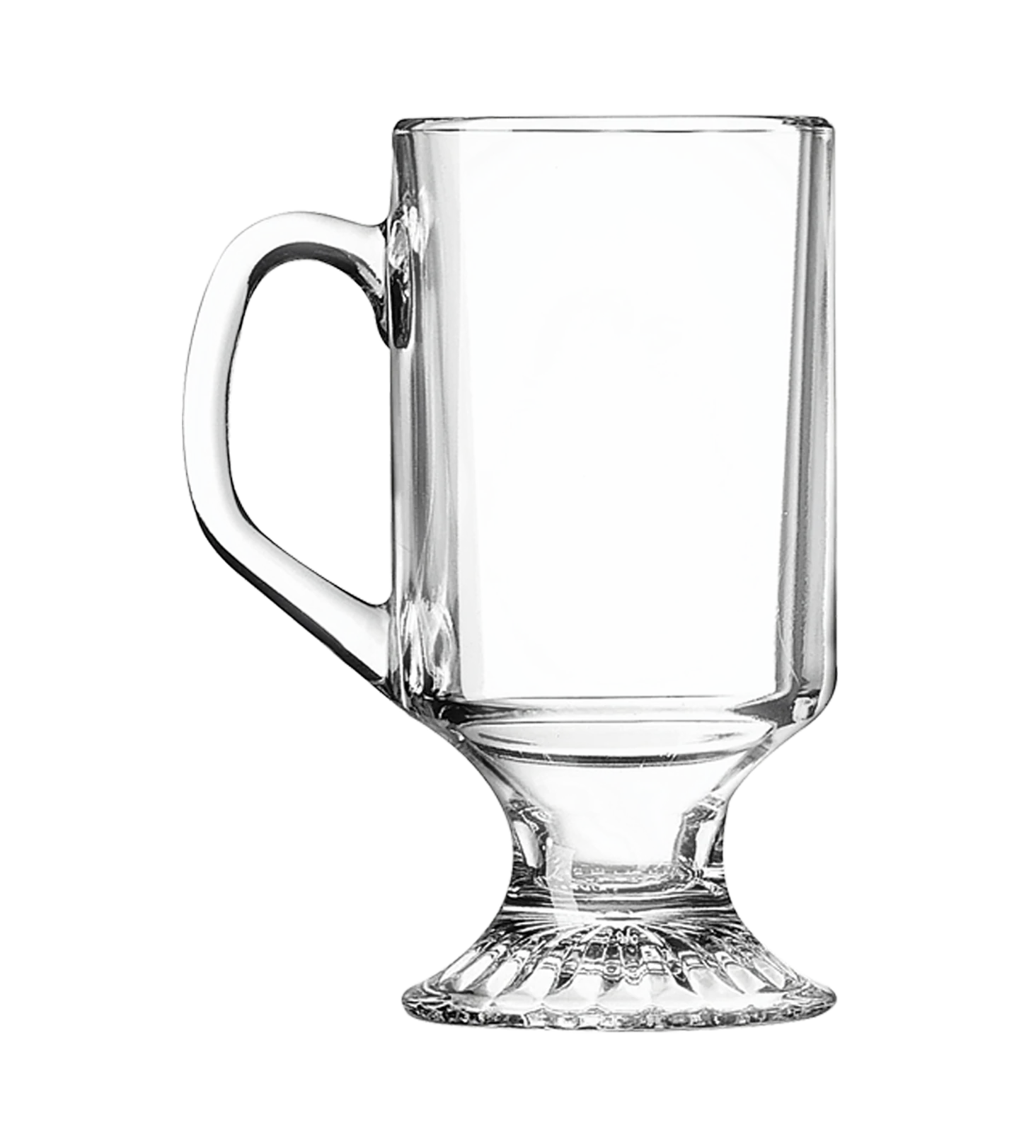 Engraved 10 oz Clear Footed Coffee Mug - Image 2