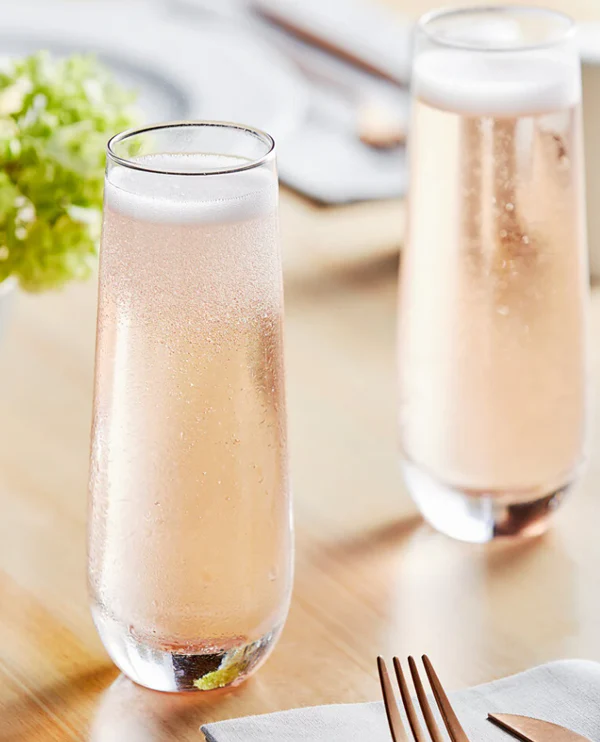 10 oz Custom Engraved Stemless Champagne Flute Glass - Image 3