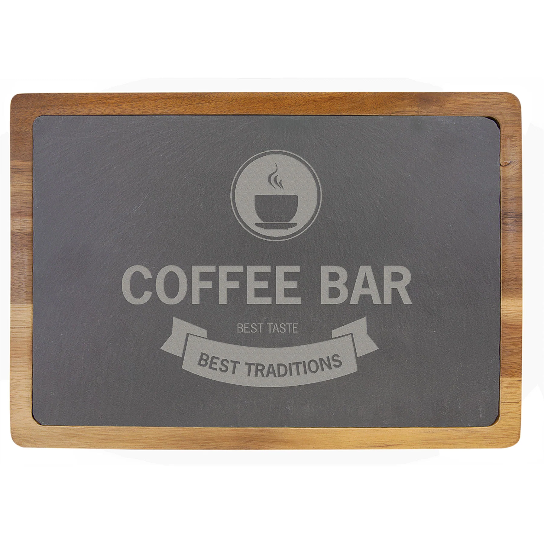 Custom Charcuterie Board with Slate - 13 inch