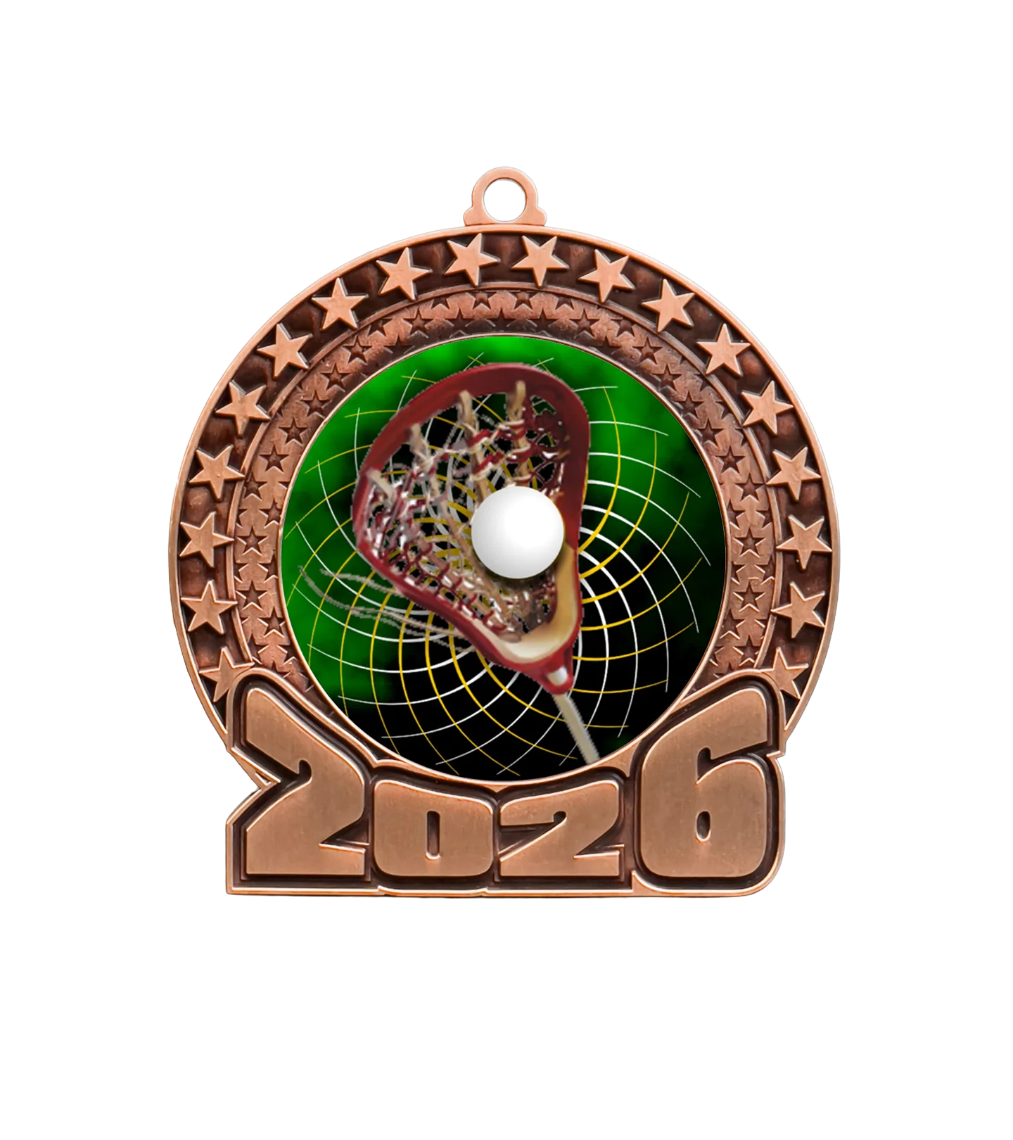 2026 Lacrosse Insert Medal - Image 3