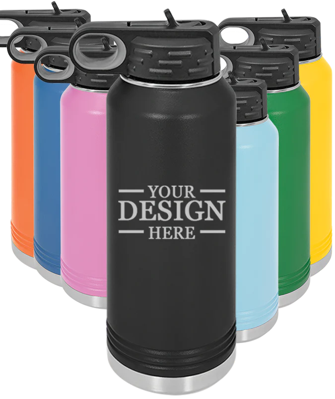 32 oz Custom Insulated Water Bottle