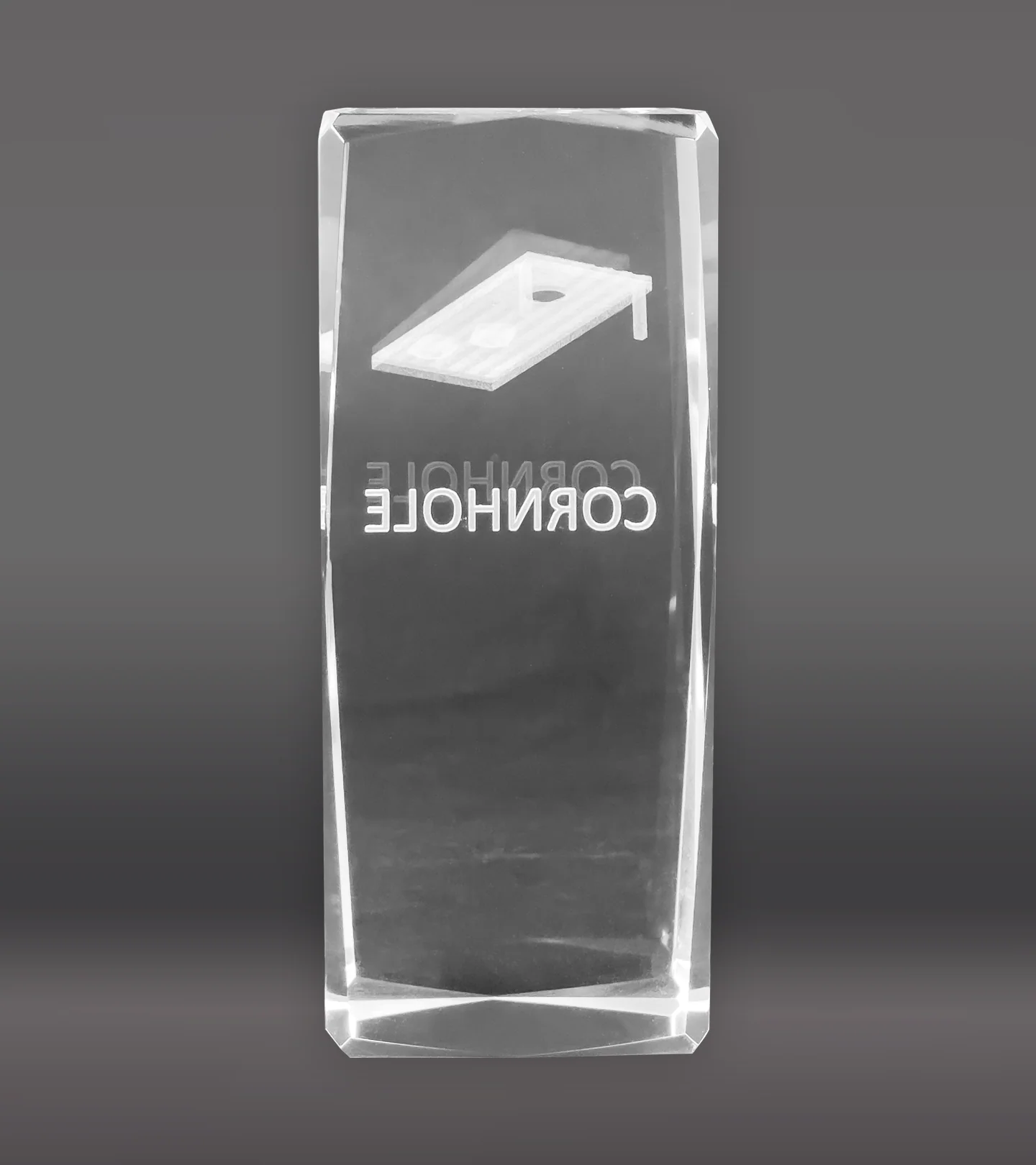 3D Cornhole Board Crystal - Image 4