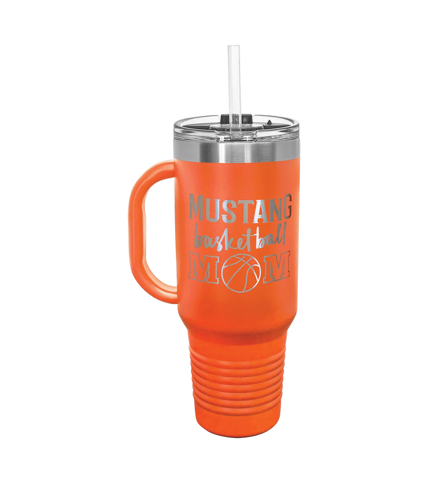 Insulated Personalized Travel Mug with Handle - 40 oz - Image 12