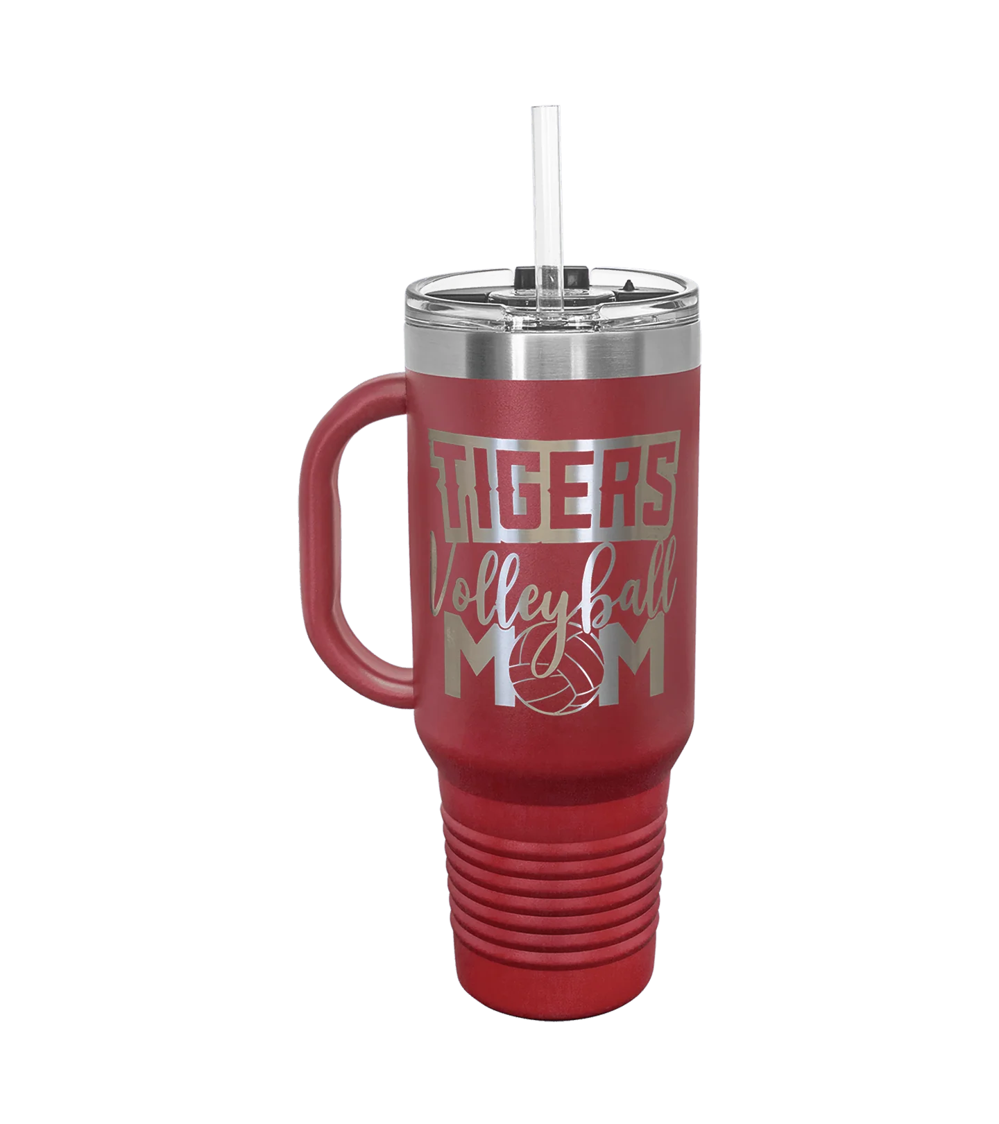 Insulated Personalized Travel Mug with Handle - 40 oz - Image 13