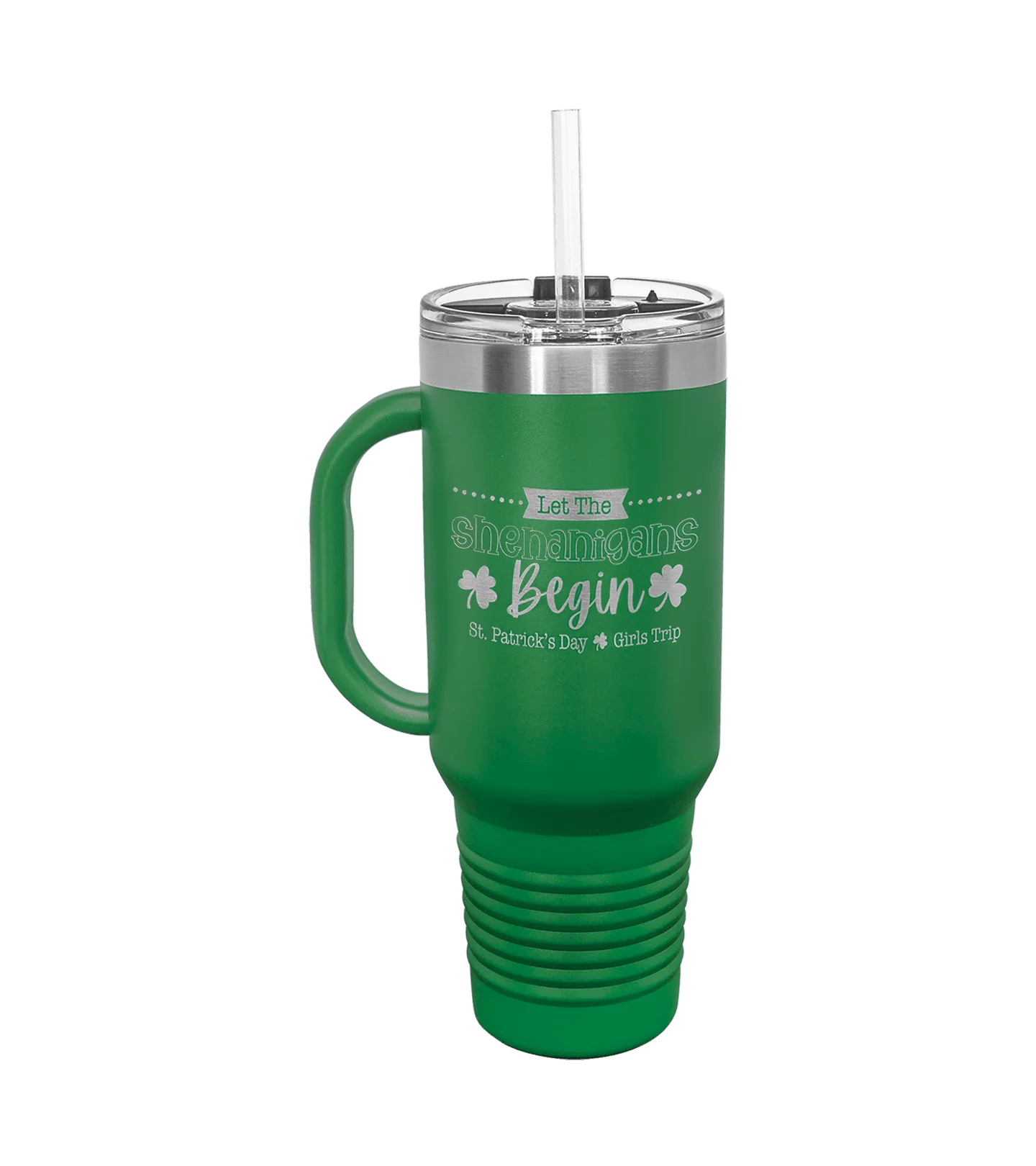 Insulated Personalized Travel Mug with Handle - 40 oz - Image 14