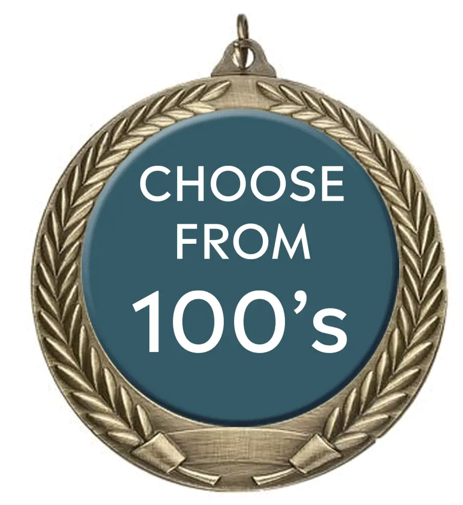 Antique Wreath Insert Medal