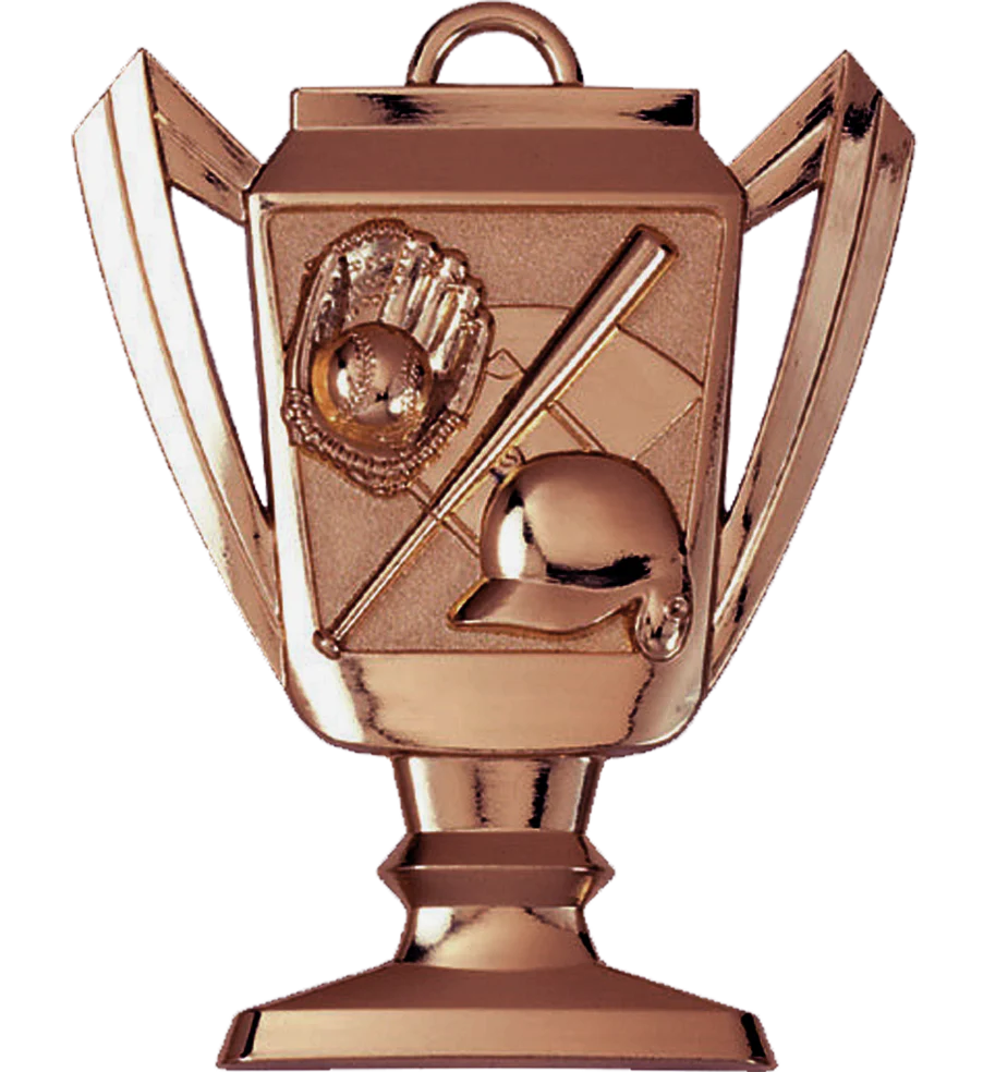 Baseball Trophy Medal - Image 3
