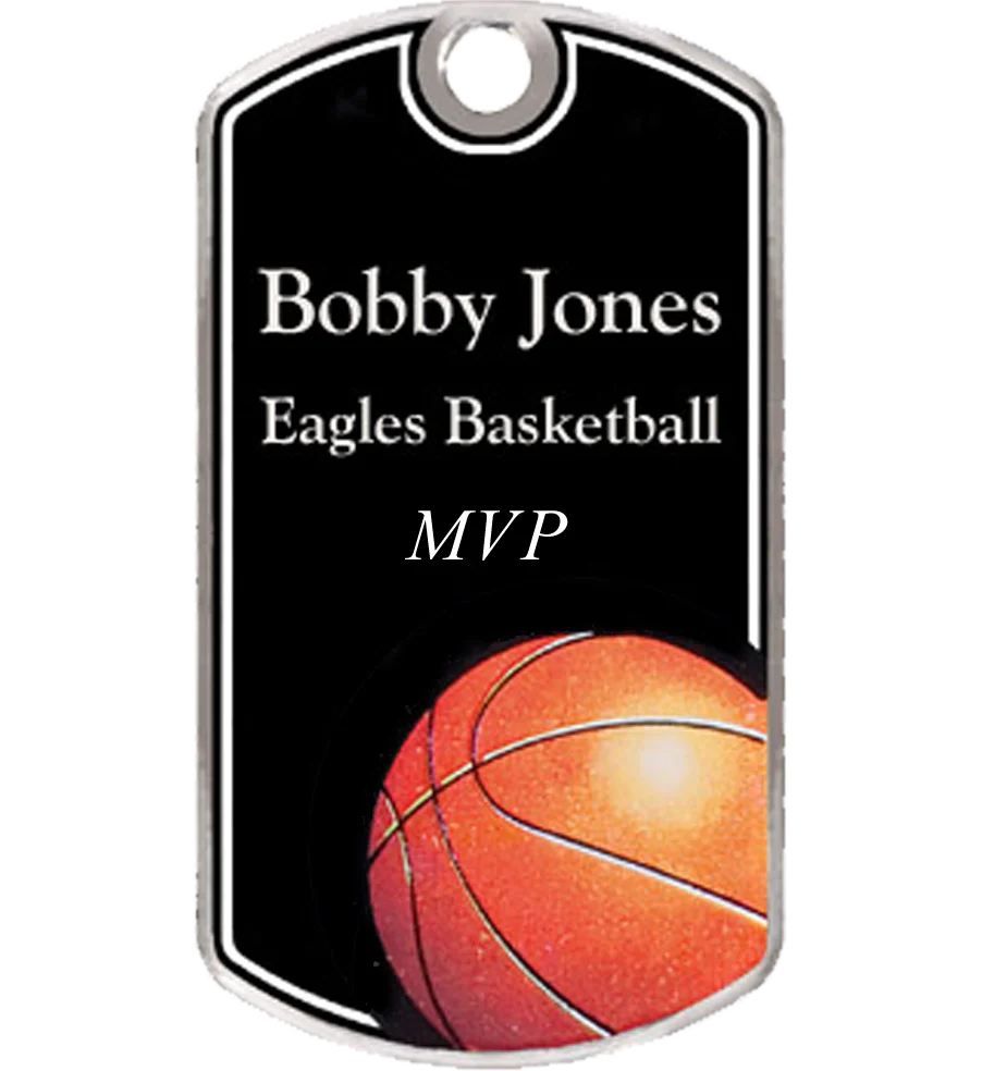 Basketball Dog Tag