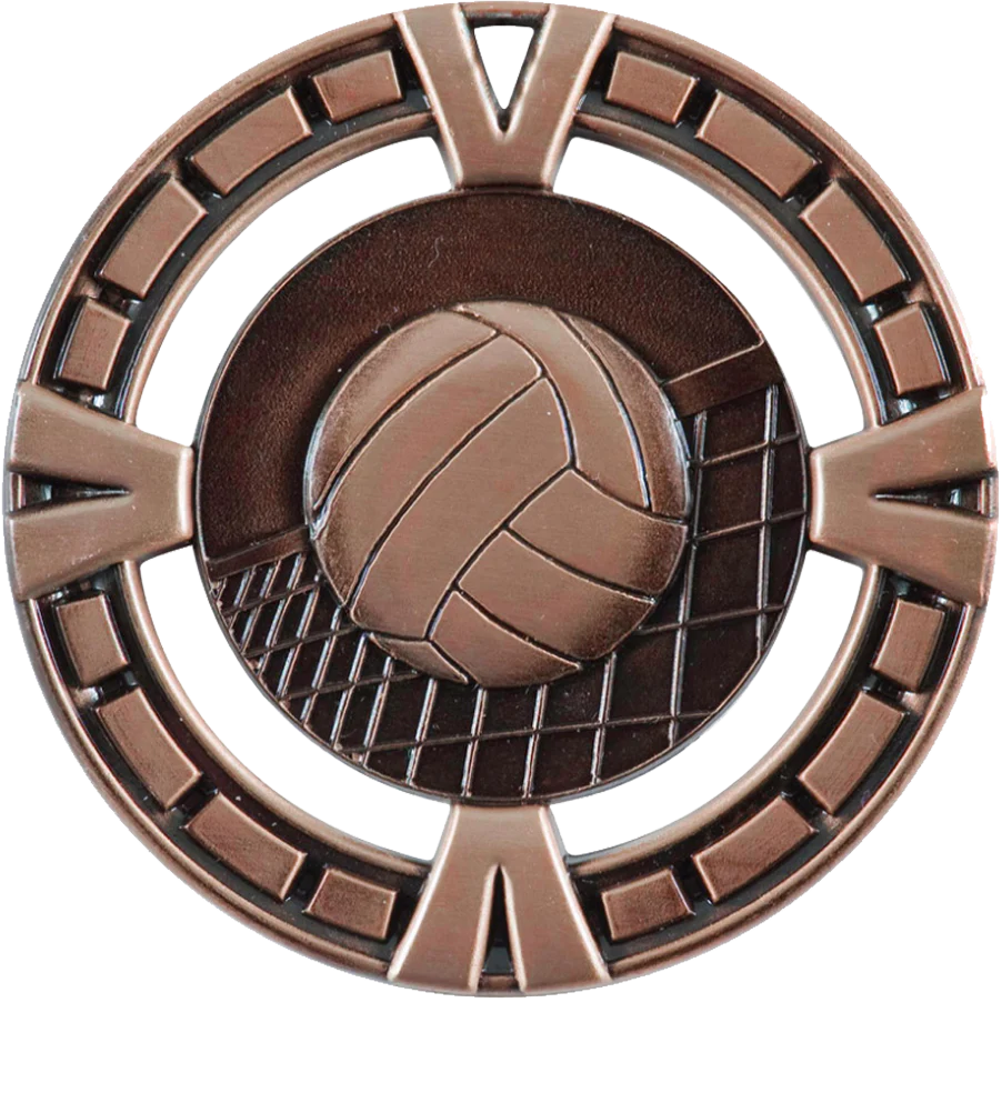 Big Victory Volleyball Medal - Image 3