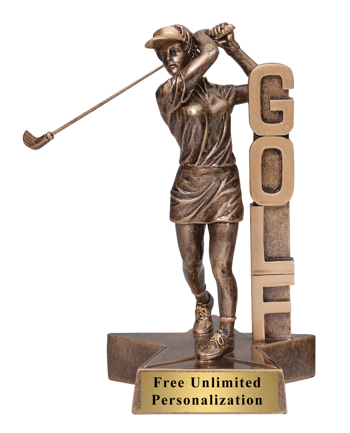 Billboard Golf Trophy - Female