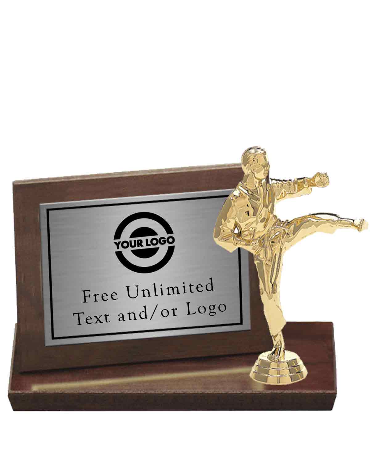Cherry Billboard Plaque with Karate Topper - Image 2
