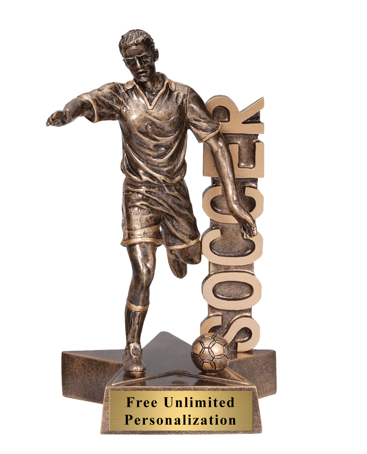 Billboard Soccer Trophy - Male