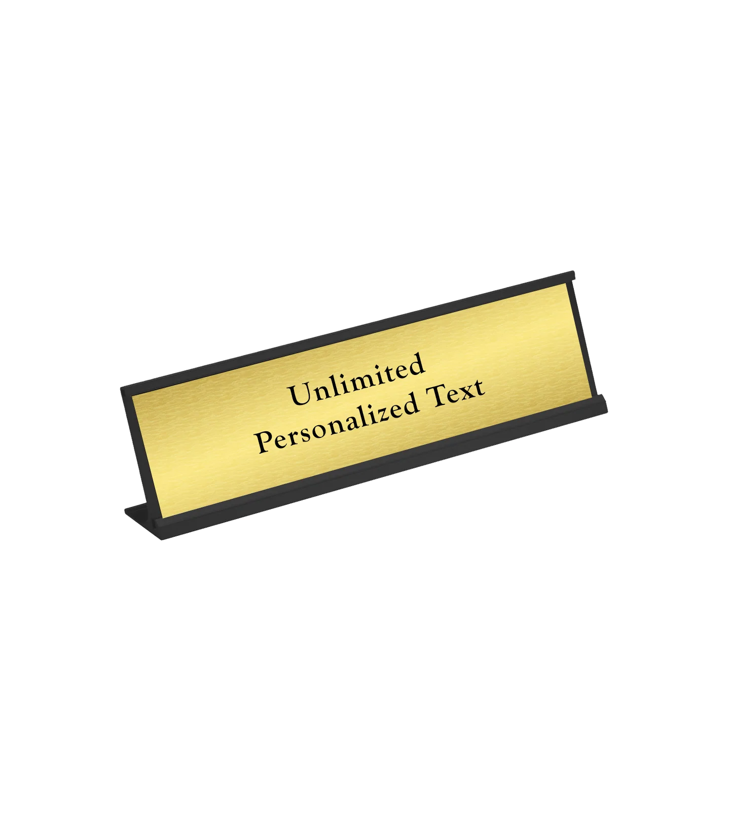 Black Desk Name Plate Holder - Image 14