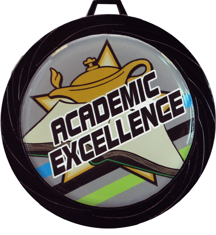 Black Lazer Academic Medal