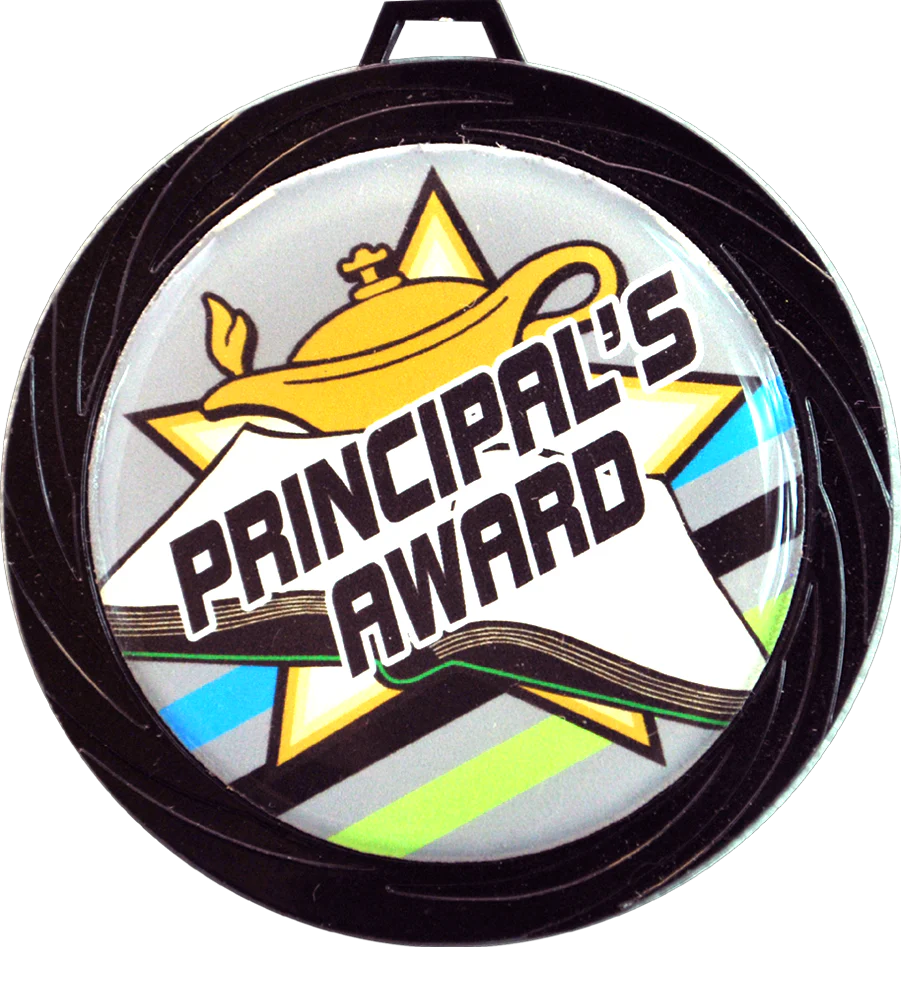 Black Lazer Principal's Award Medal
