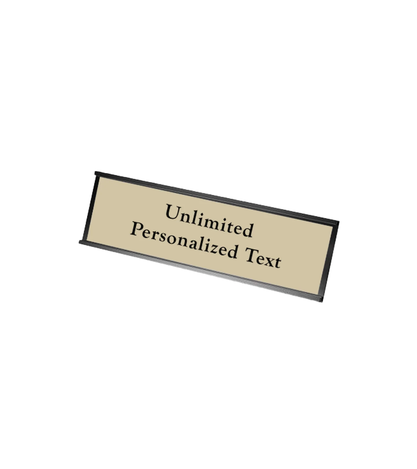 Black Wall Mounted Name Plate Holder - Image 13
