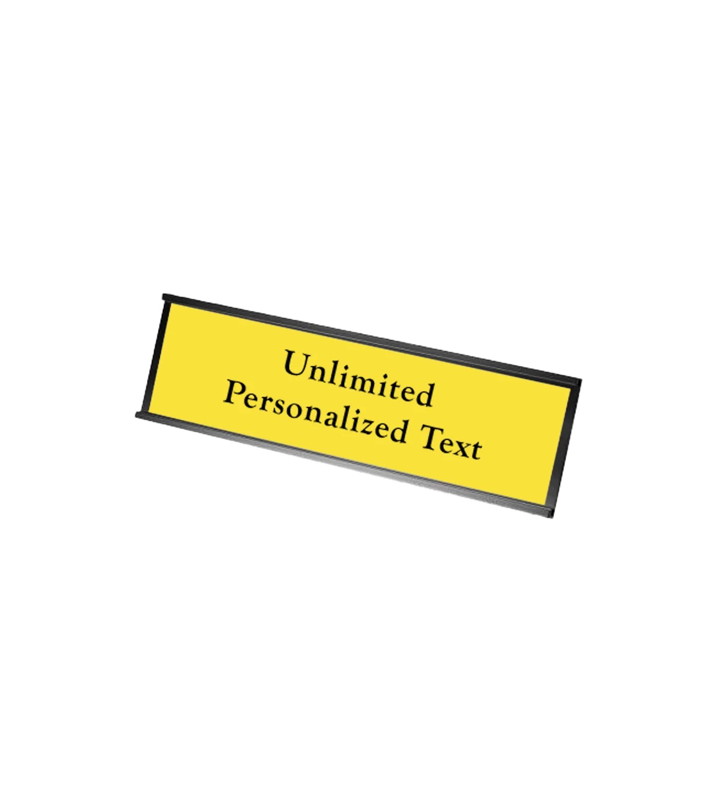 Black Wall Mounted Name Plate Holder - Image 15