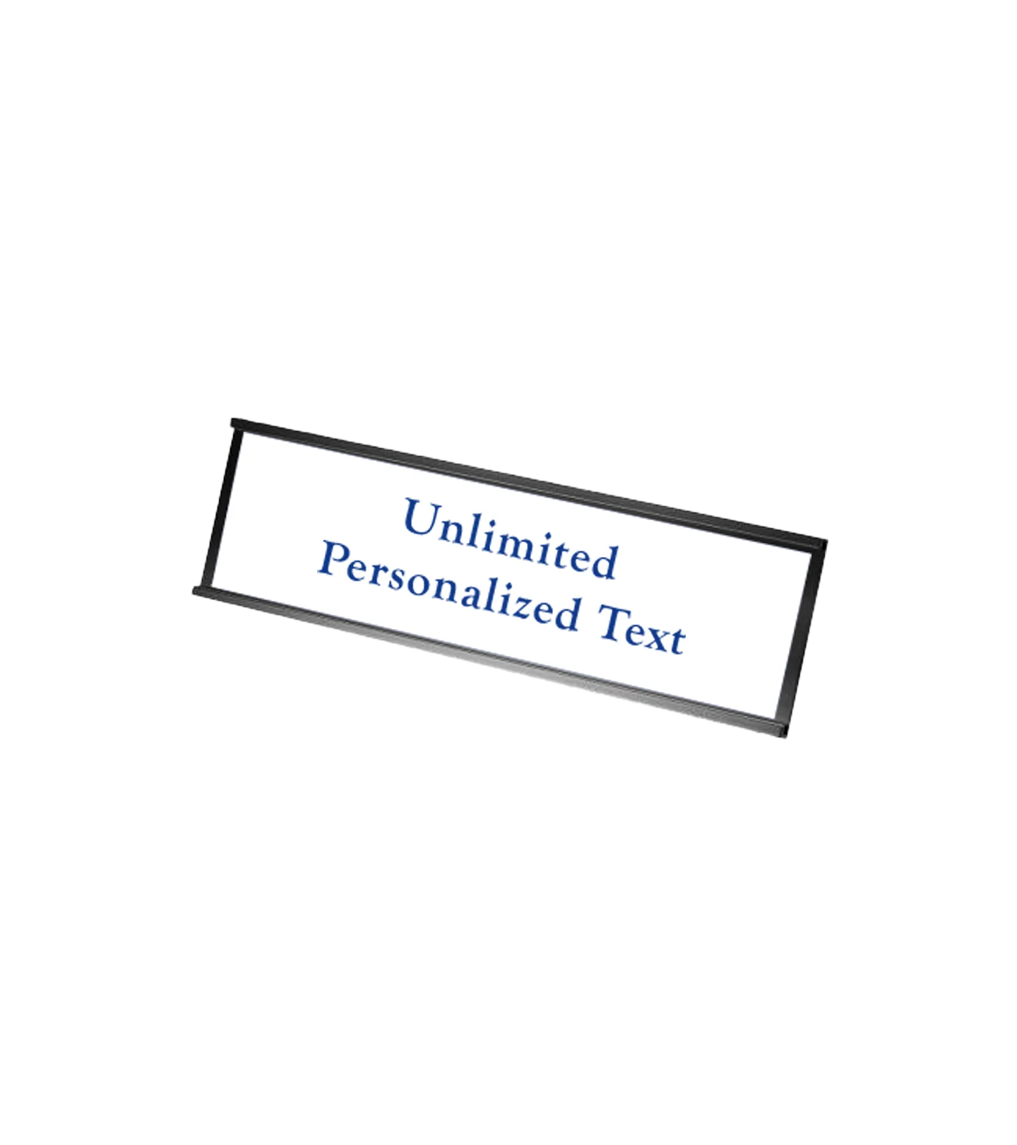Black Wall Mounted Name Plate Holder - Image 5