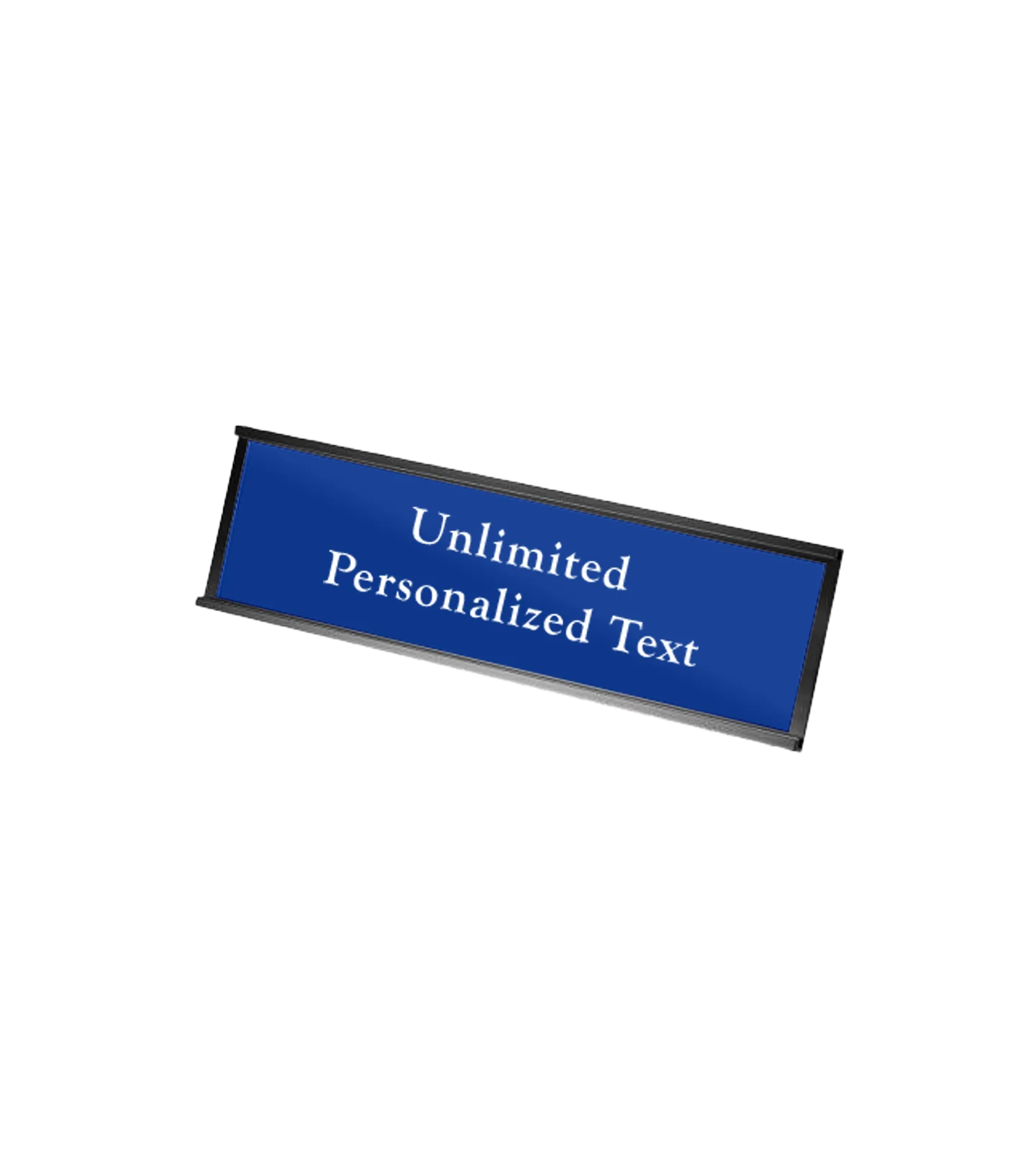 Black Wall Mounted Name Plate Holder - Image 8