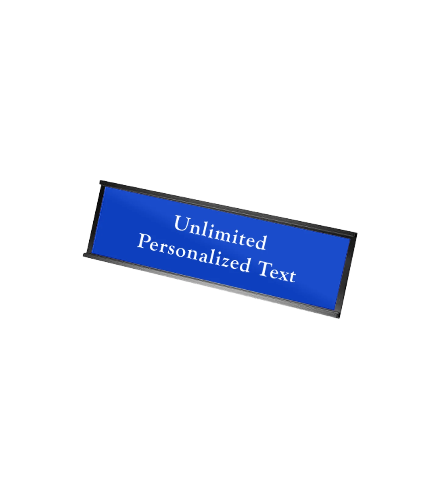 Black Wall Mounted Name Plate Holder - Image 9