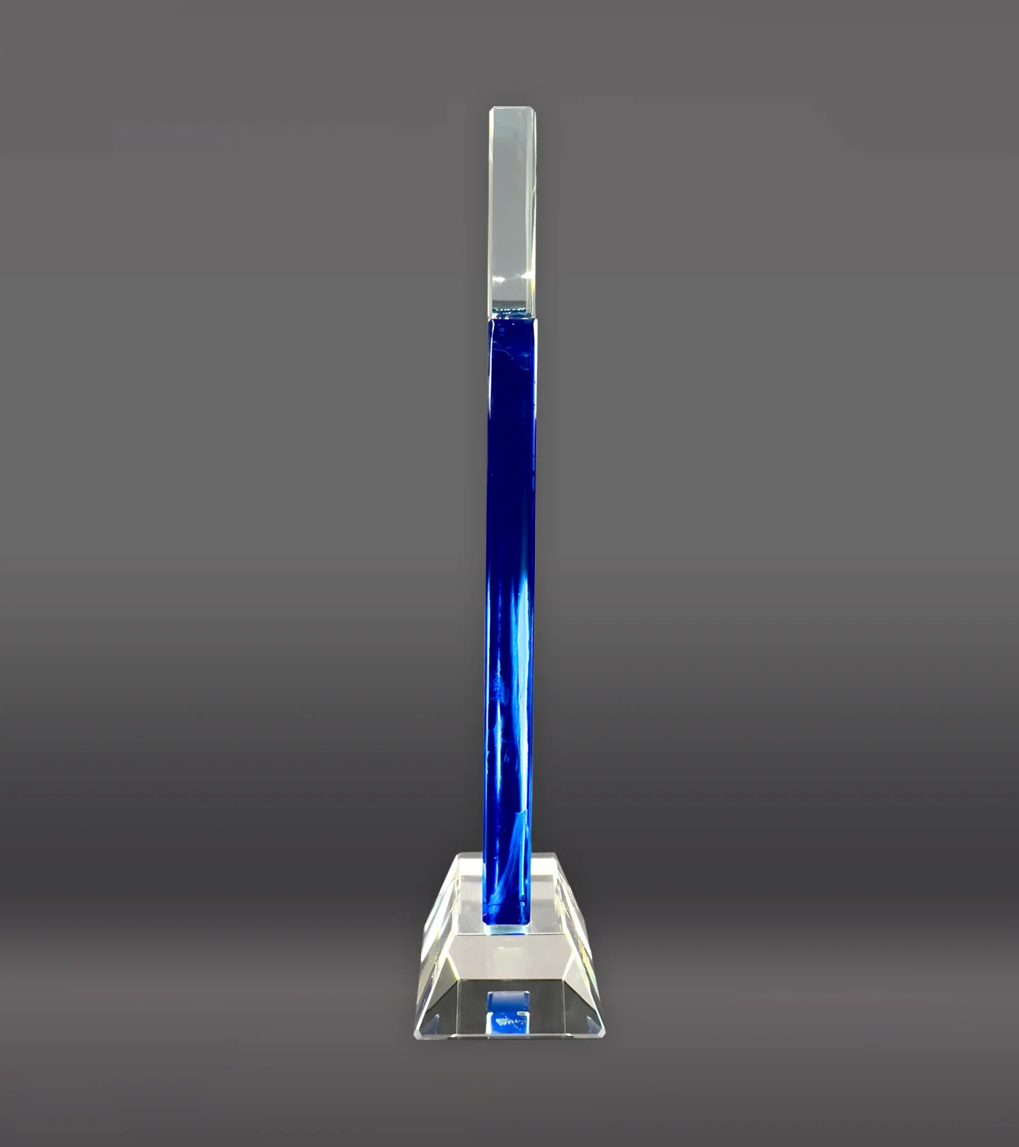 Glass Award with Blue Anchors - Image 3