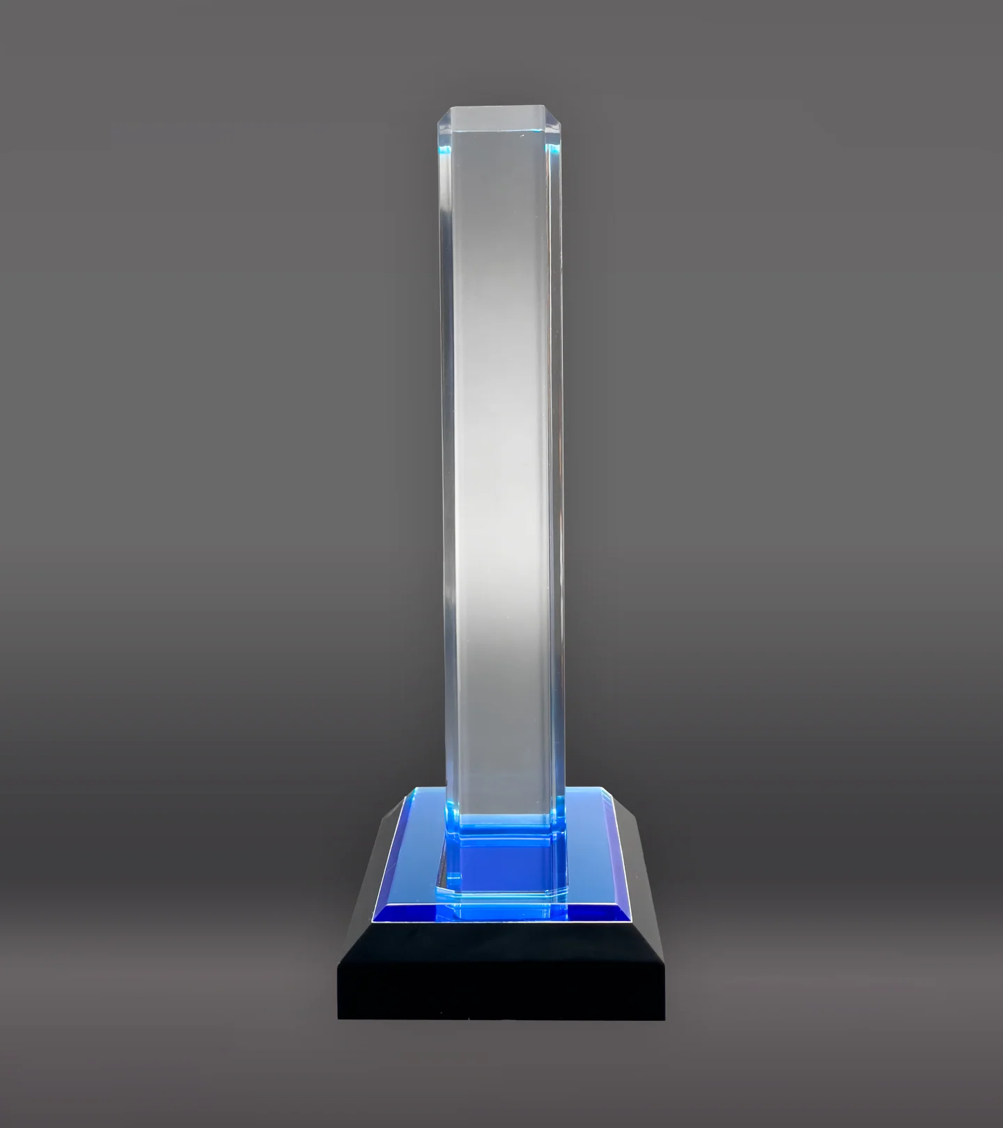Blue Beveled Impress Acrylic Award - Image 3