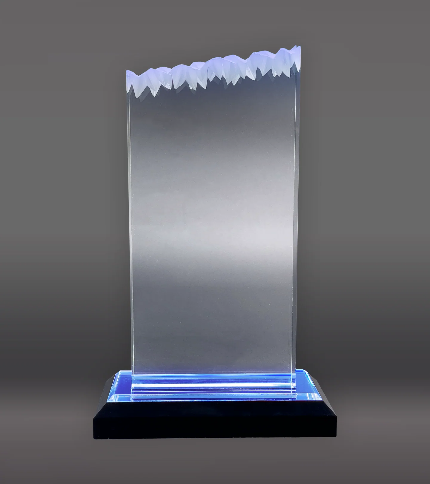 Blue Frosted Impress Acrylic Award - Image 2