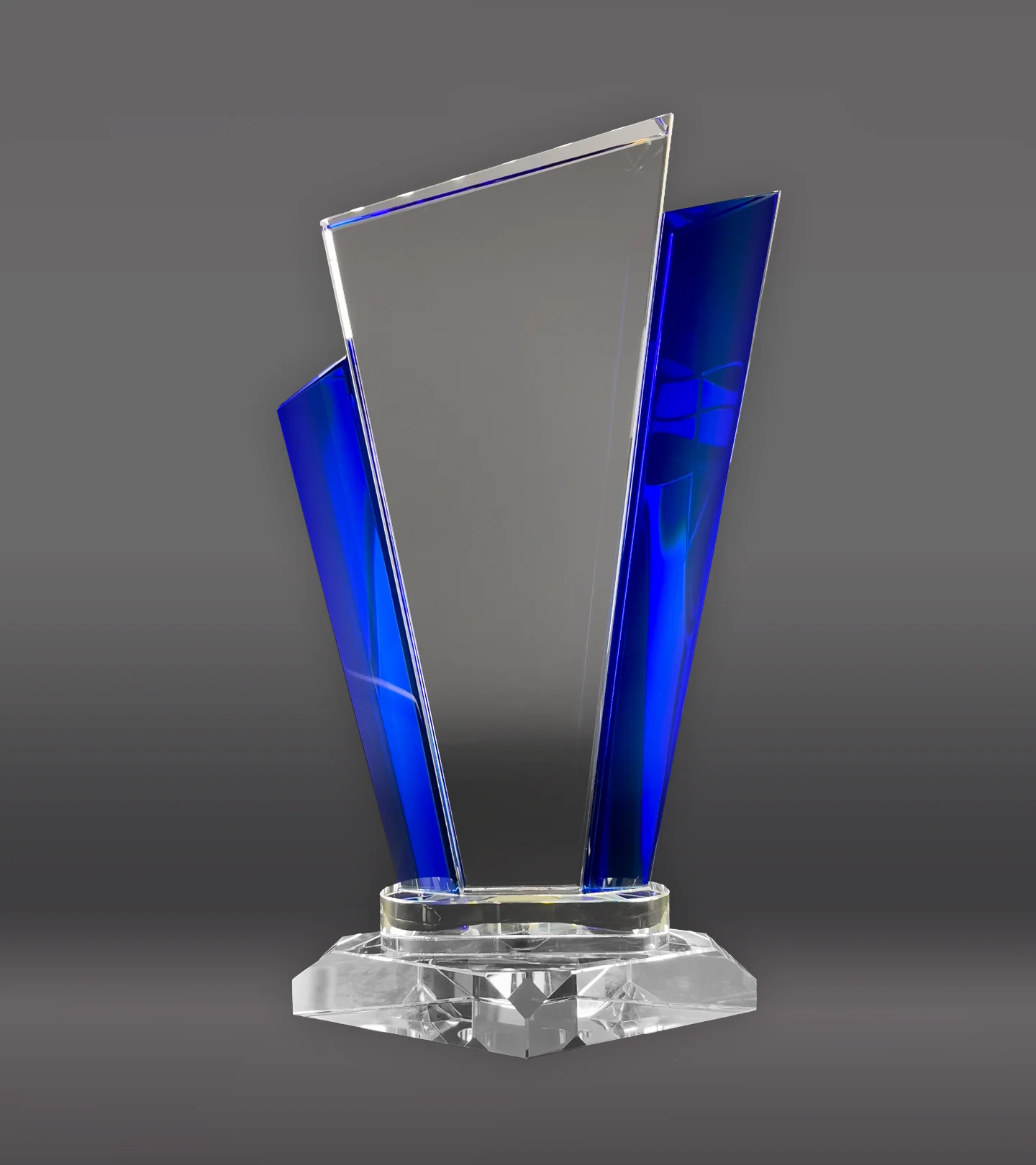 Blue Marquee Crystal Award - Image 2