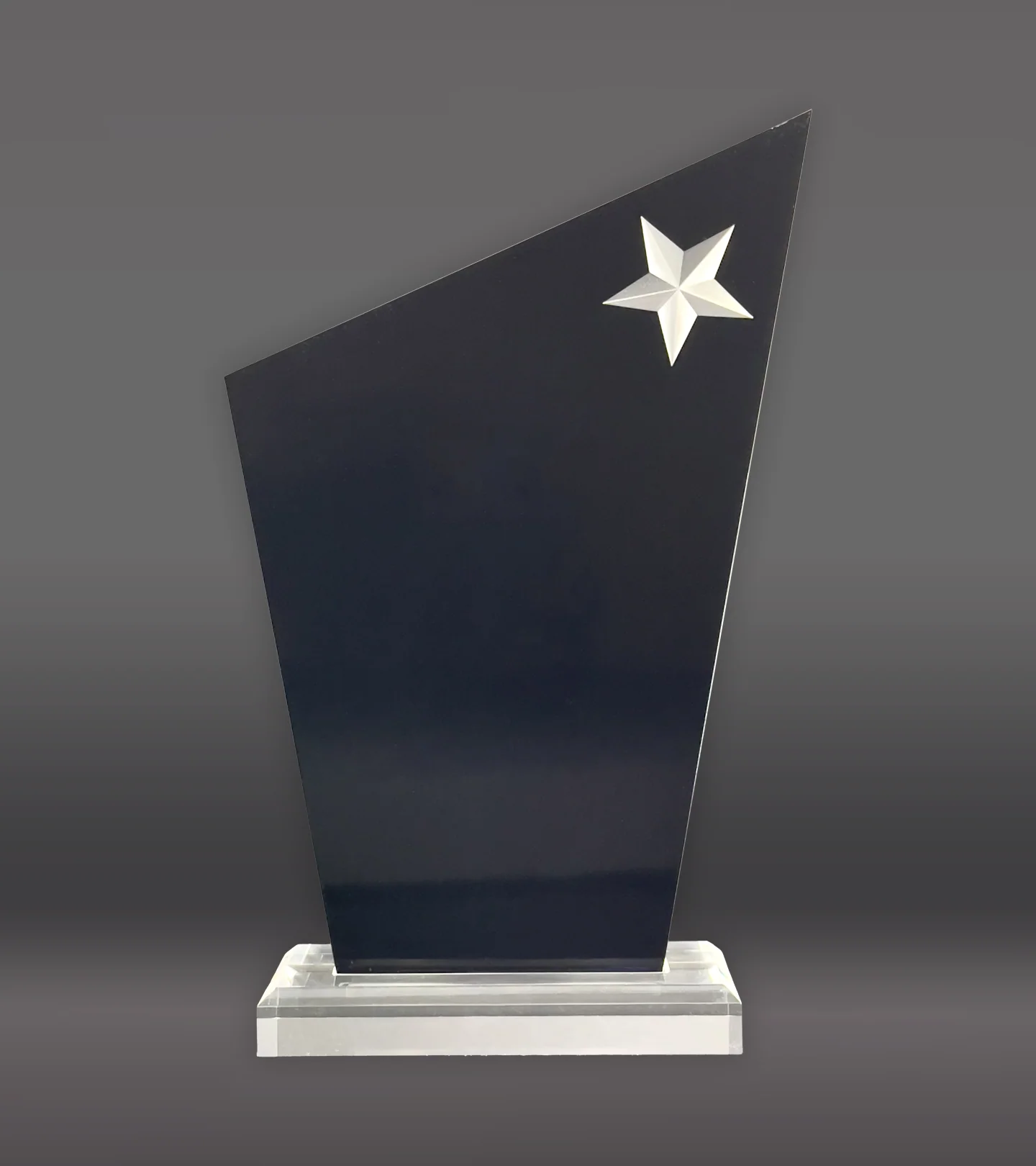Star Peak Blue Acrylic Award - Image 4