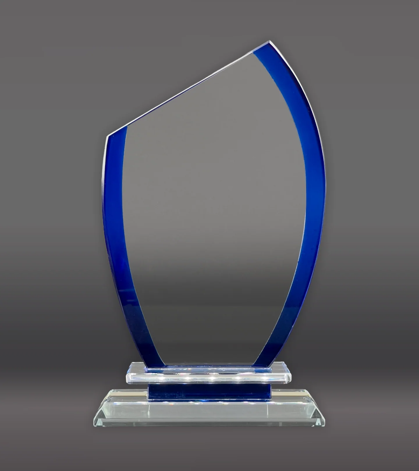 Blue Semi Oval Crystal - Image 2