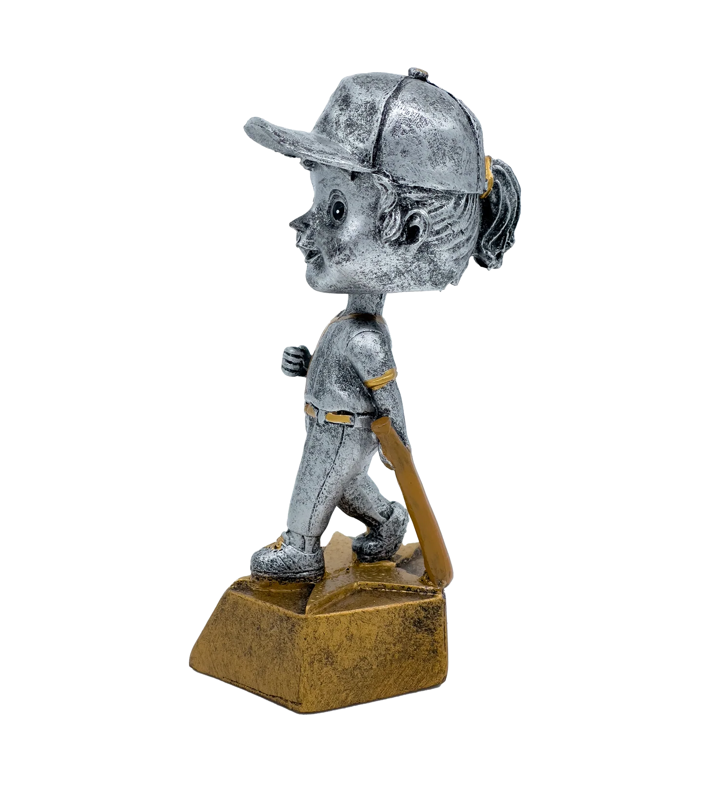 Bobblehead Female Softball Trophy - Image 3