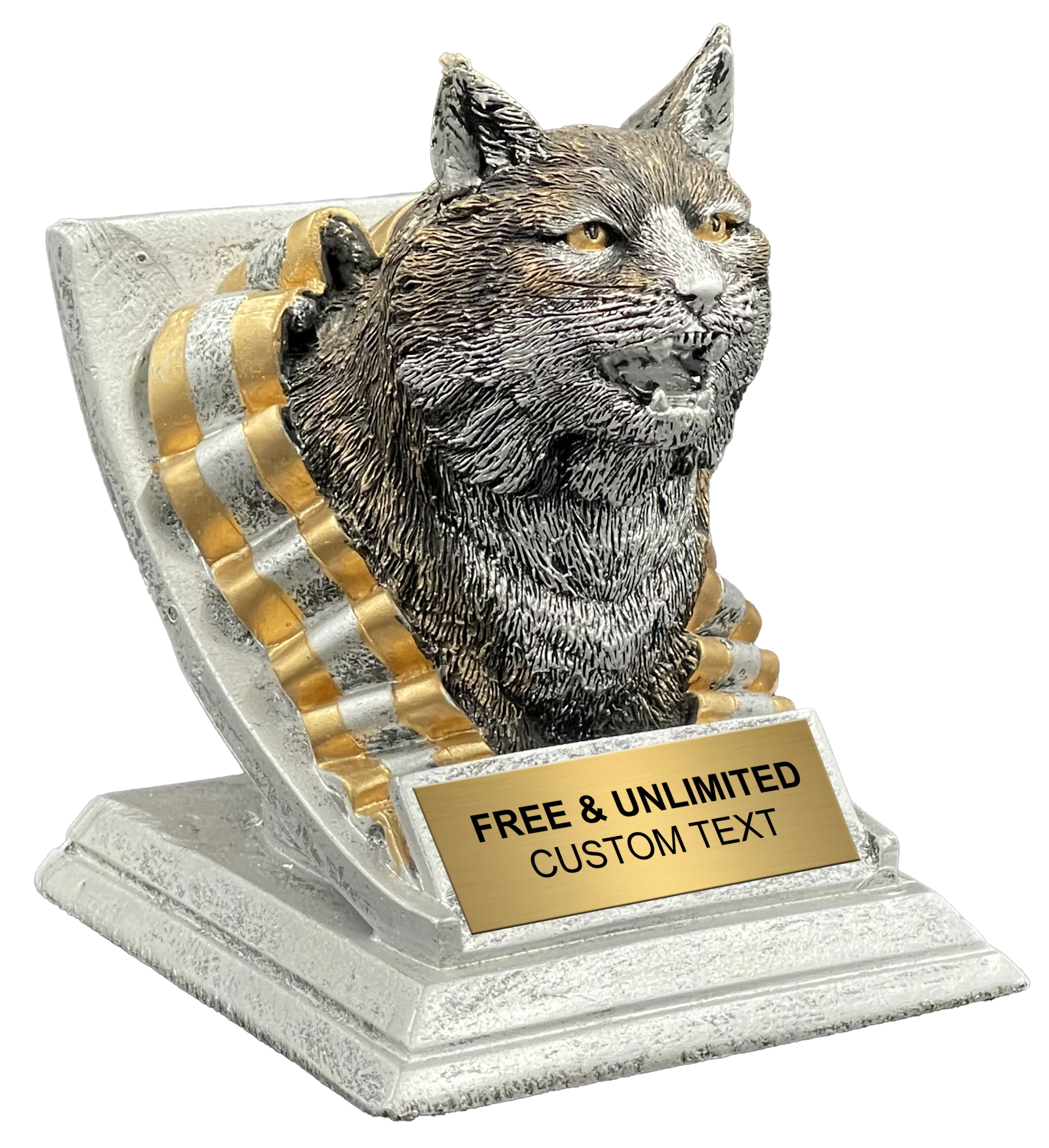 Bobcat Spirit Mascot Trophy