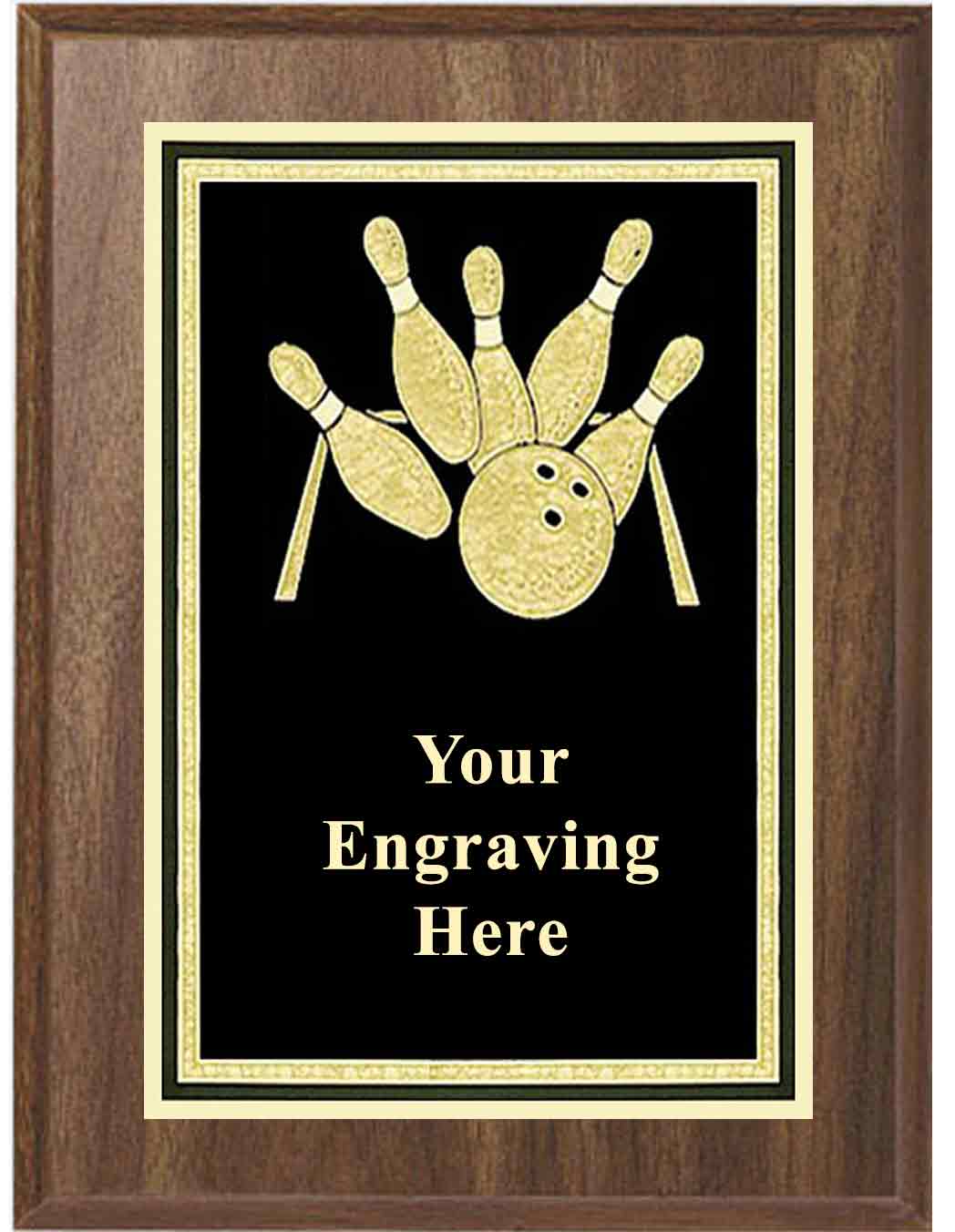 Bowling Activity Plaque - Image 2