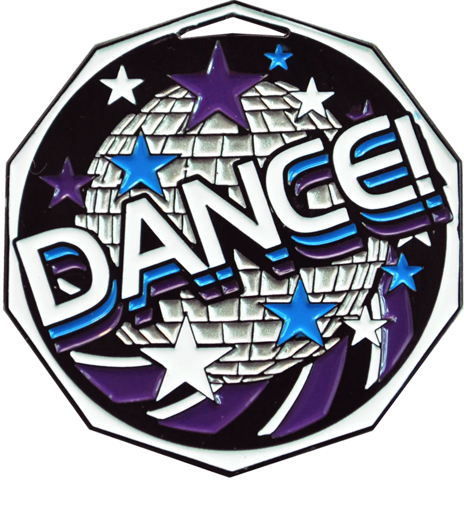 Bright Color Dance Medal