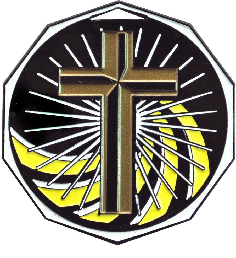 Bright Color Religion Medal