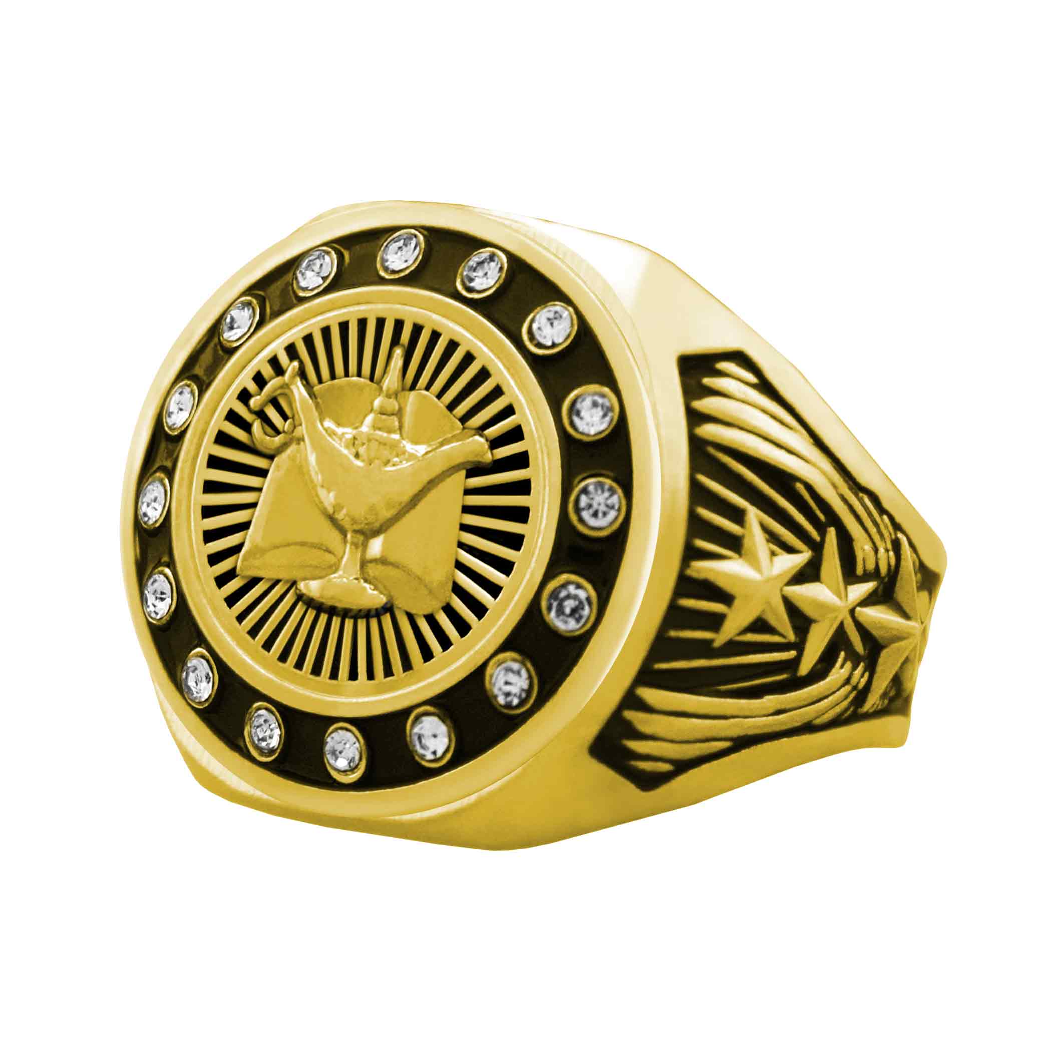 Bright Gold Academic Championship Ring - Image 3