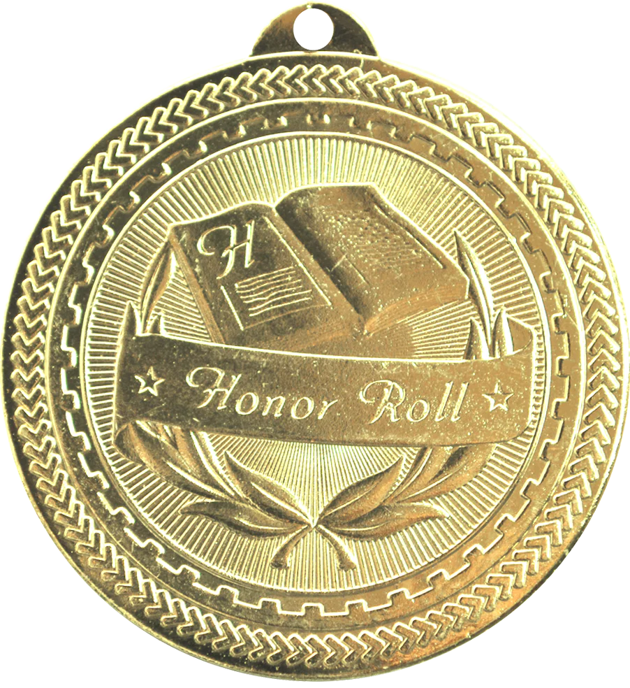 BriteLazer Honor Roll Medal