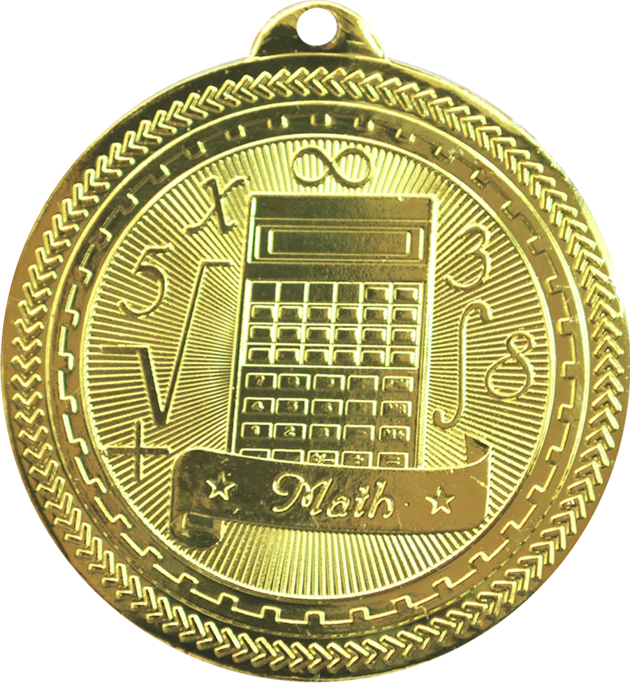 BriteLazer Math Medal