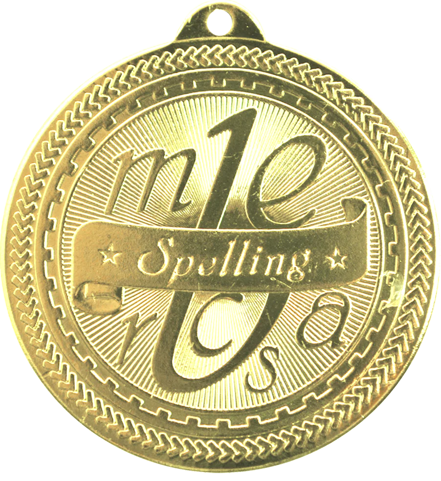 BriteLazer Spelling Medal