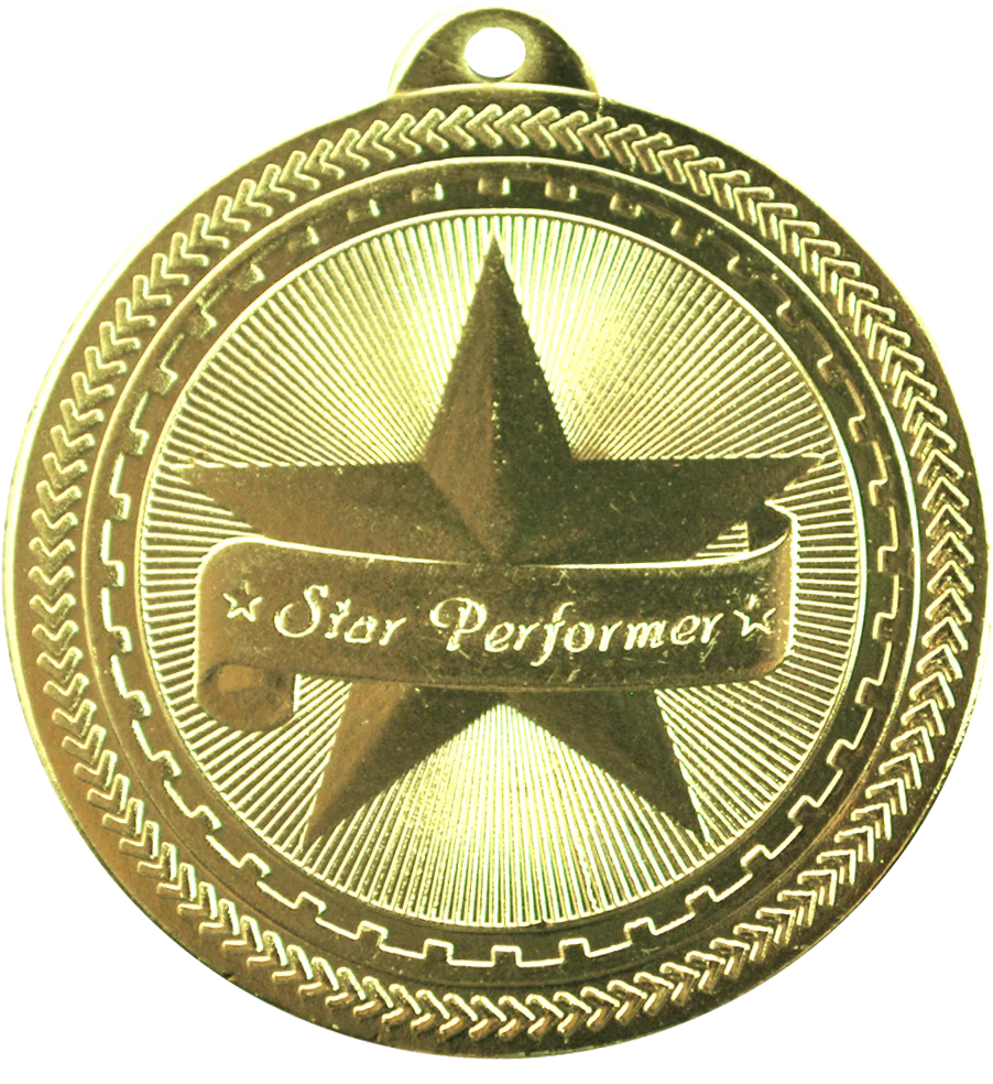 BriteLazer Star Performer Medal