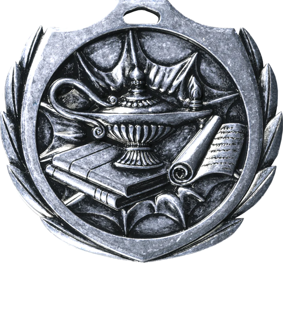 Burst Wreath Academic Medal - Image 2