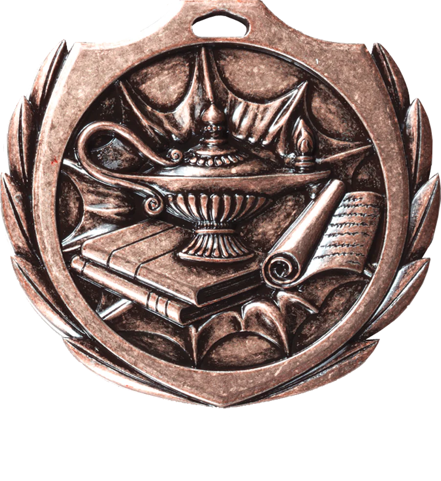 Burst Wreath Academic Medal - Image 3