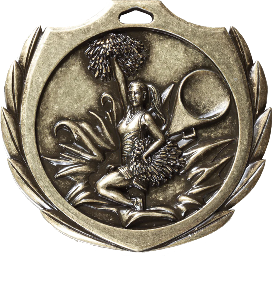 Burst Wreath Cheer Medal