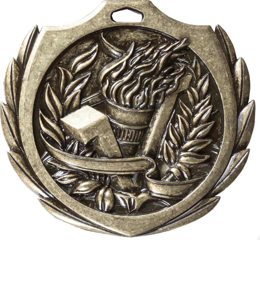 Burst Wreath Victory Medal