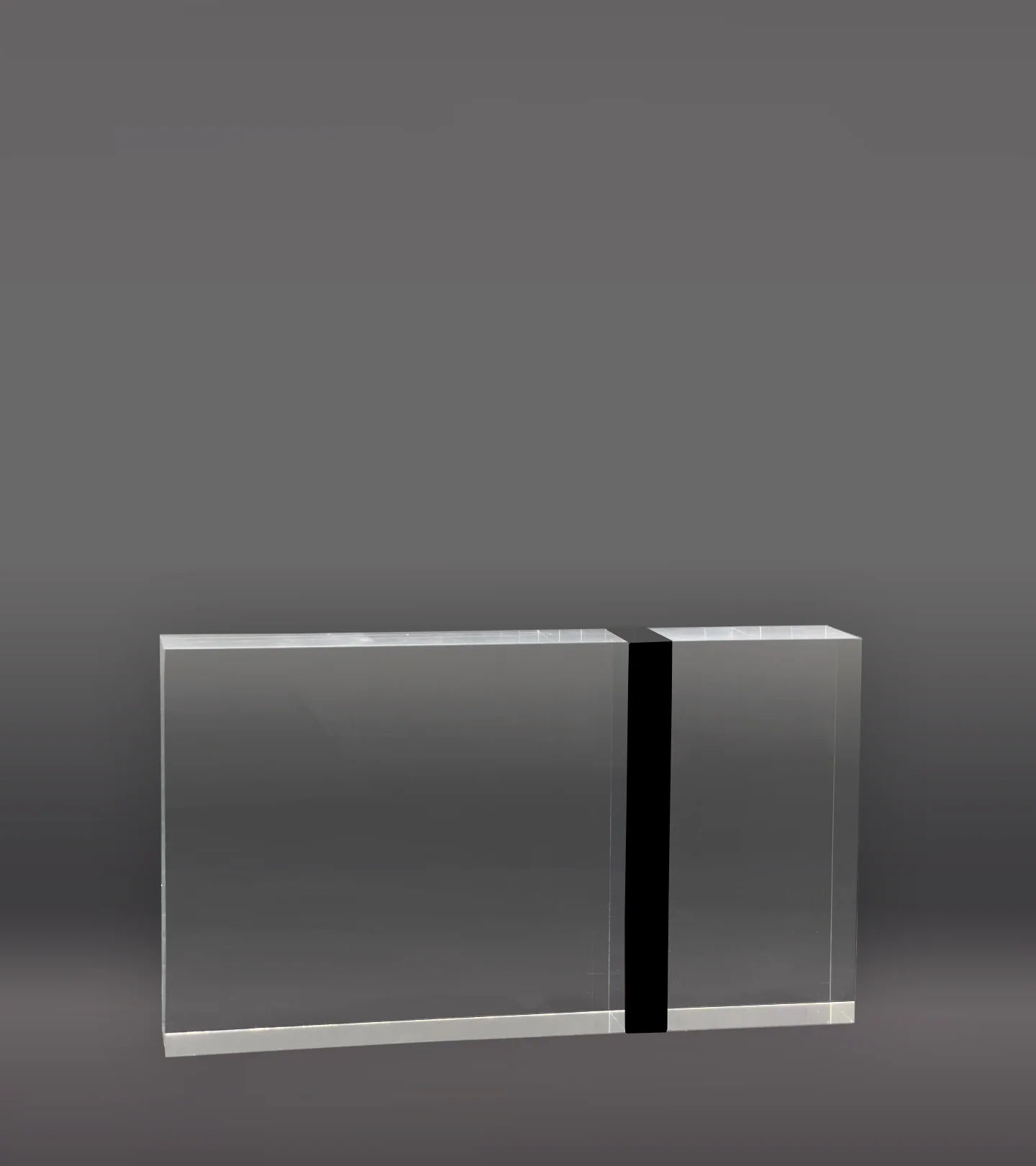 Capri Acrylic Award with Black Strip - Image 4