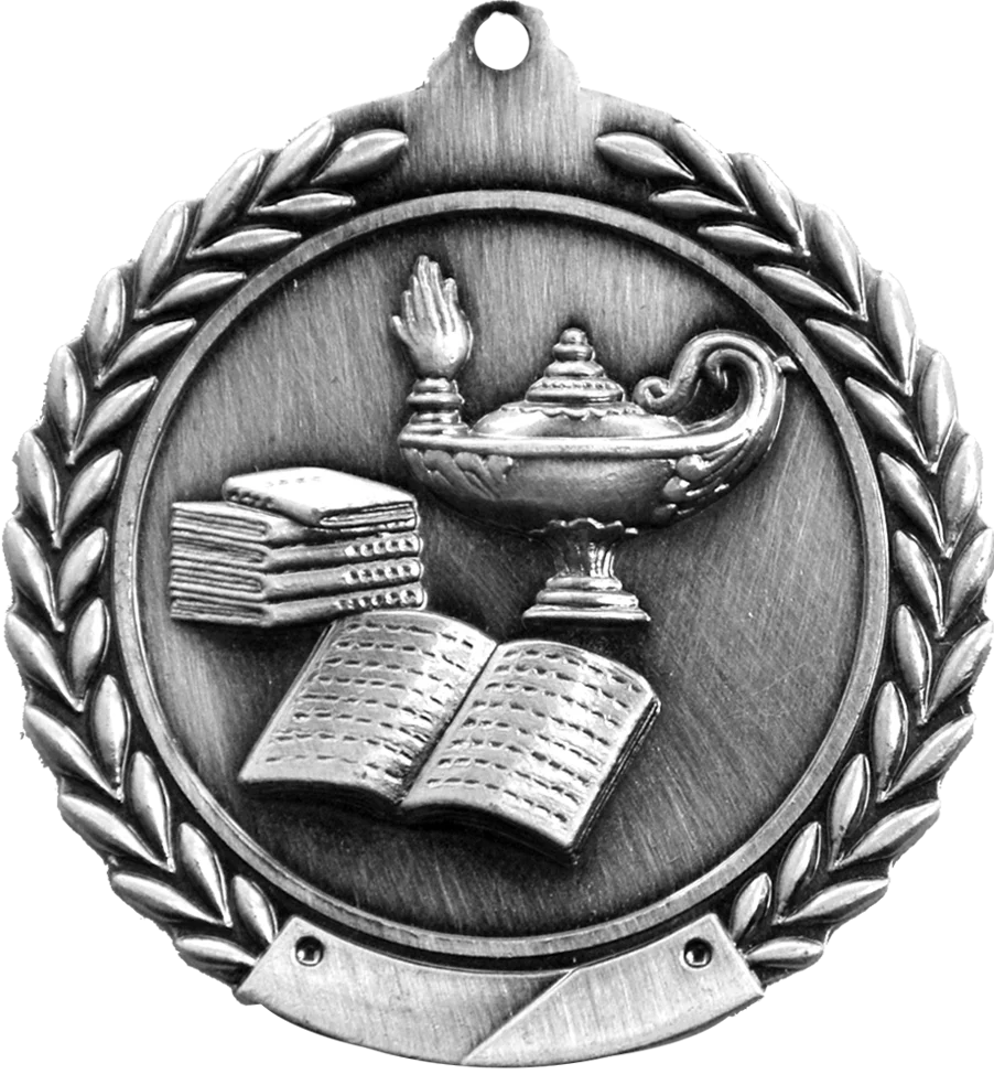 Cheap Wreath Lamp of Knowledge Medal - Image 2