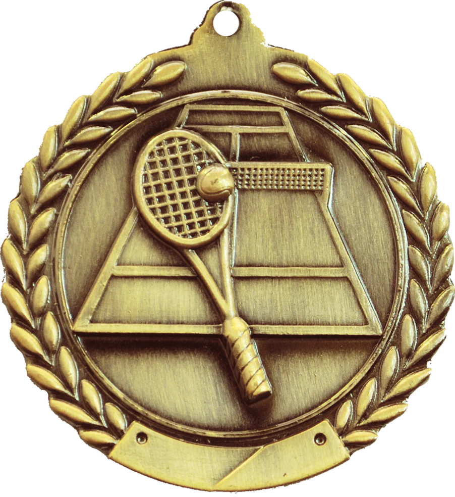 Cheap Wreath Tennis Medal
