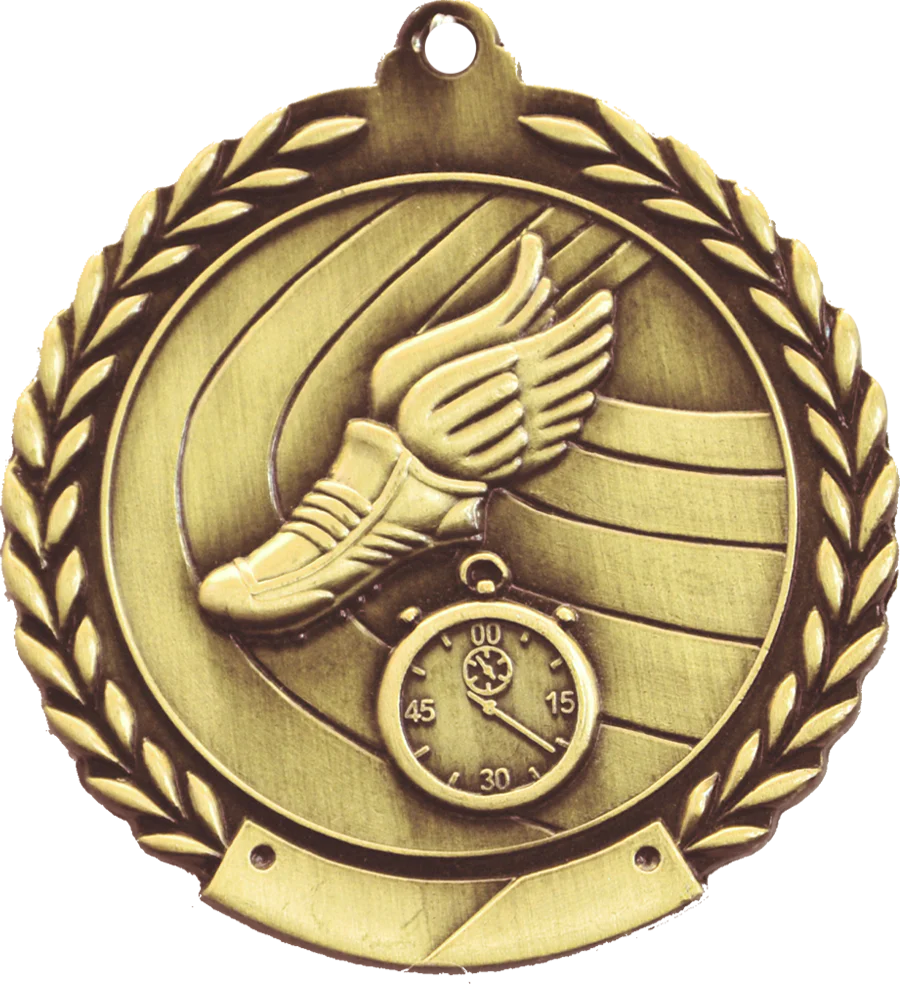 Cheap Wreath Track Medal