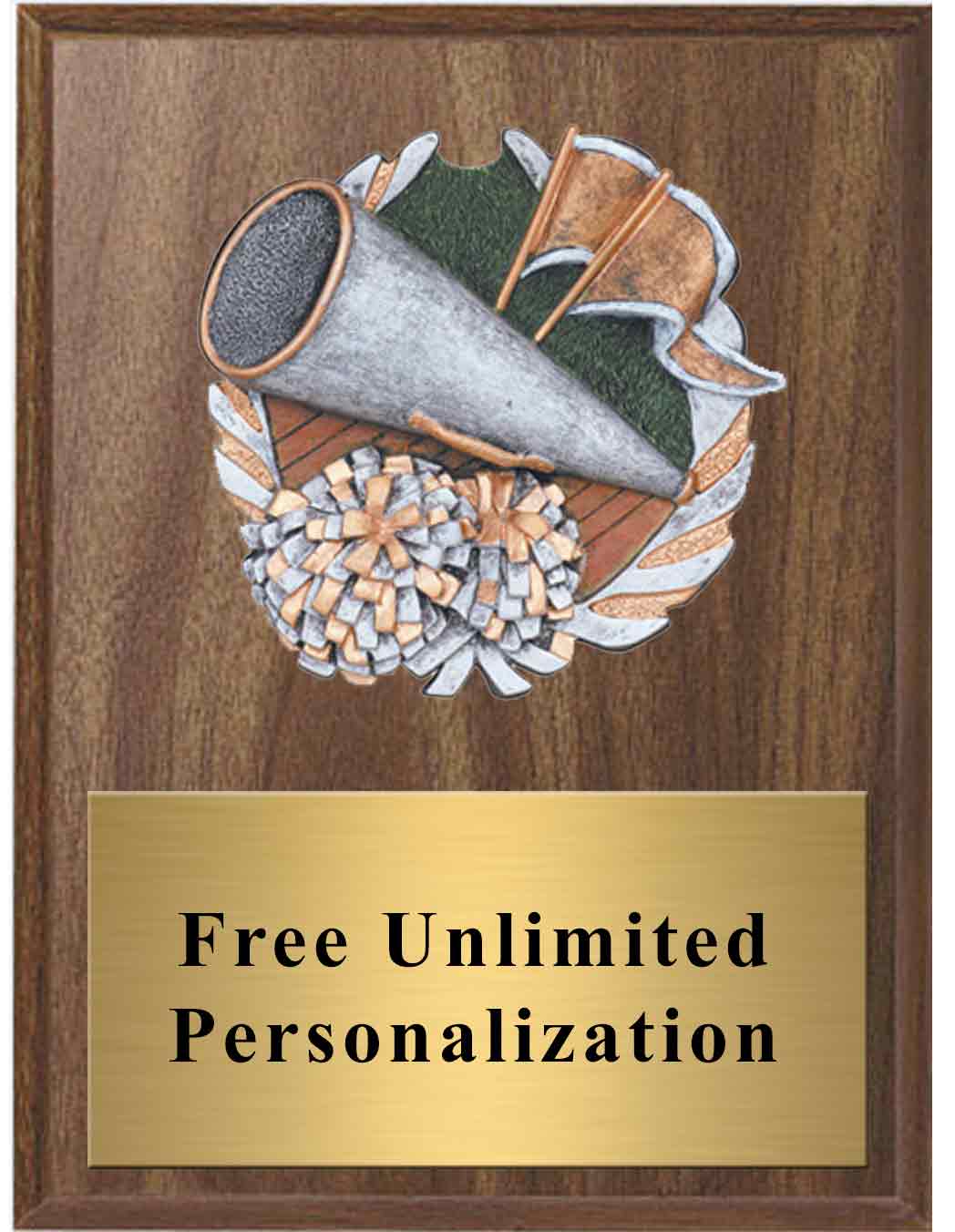 Cheerleading Millennium Plaque - Image 2