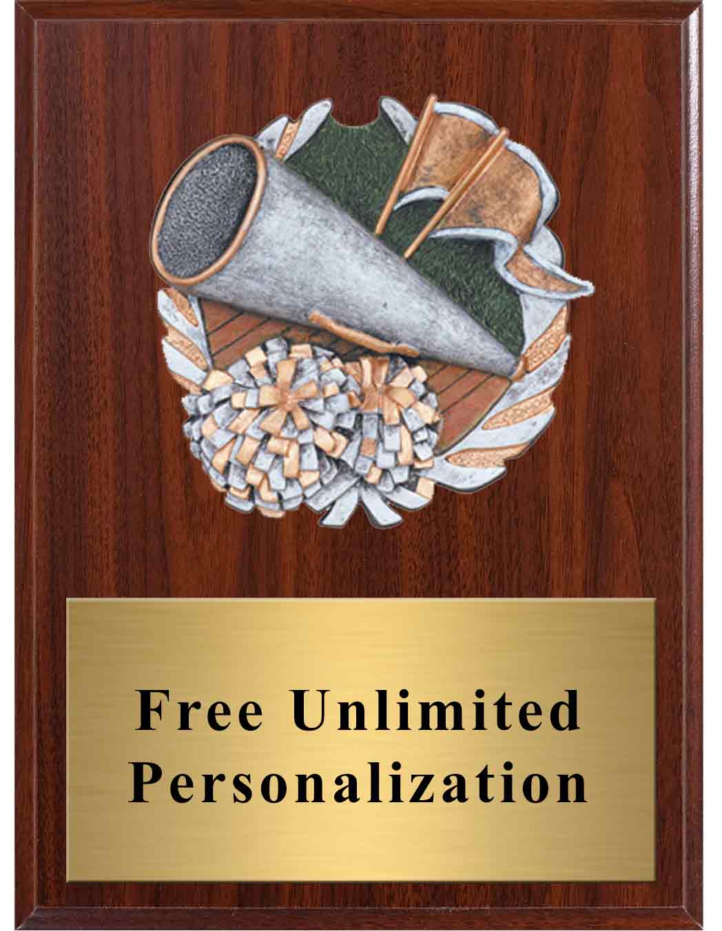 Cheerleading Millennium Plaque - Image 3